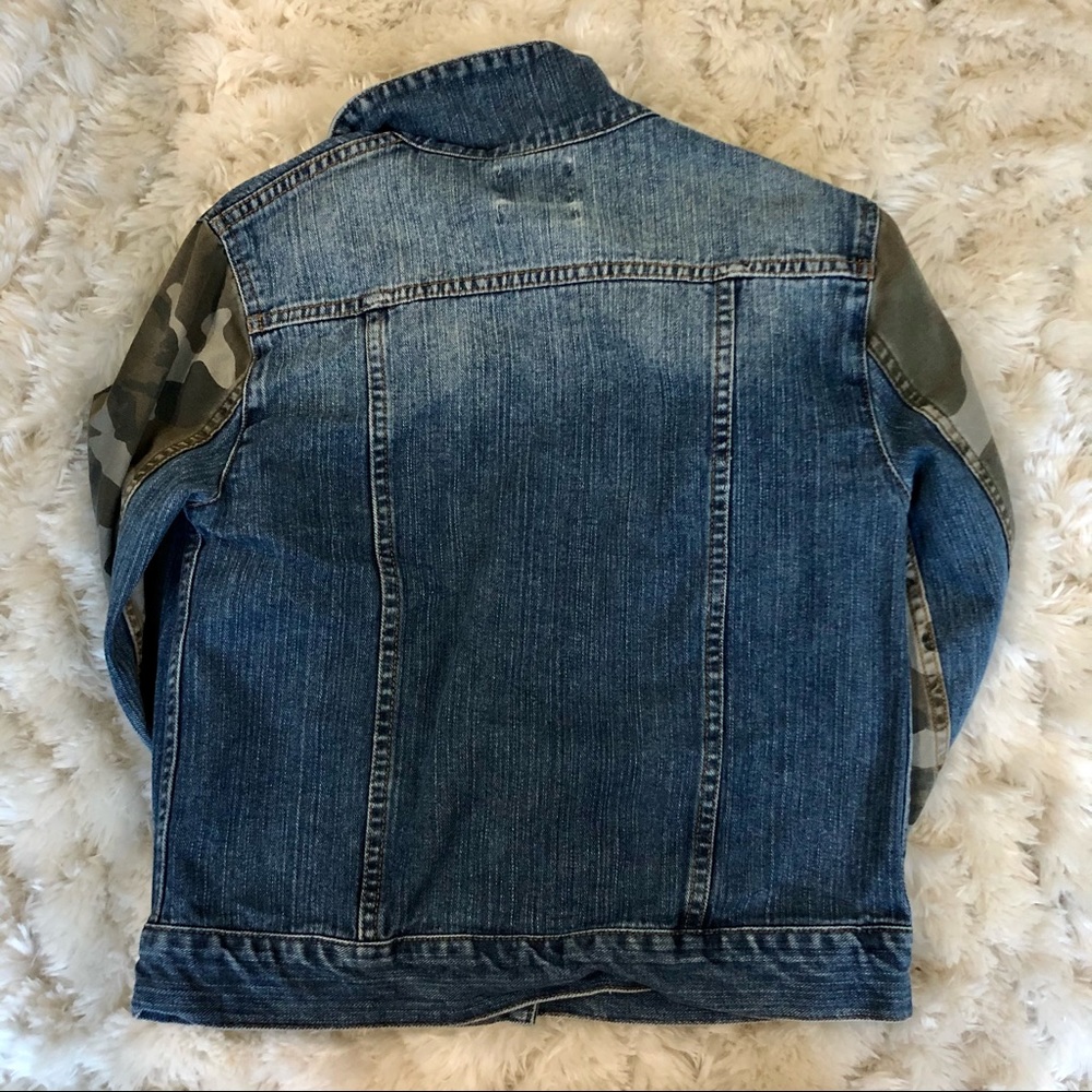 Uo Urban Outfitter Bdg Denim And Camo Jacket - image 2